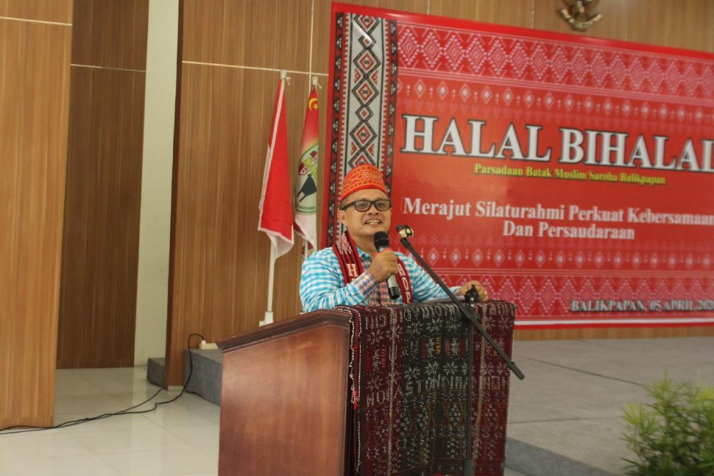 Ketua Parsadaan Batak Muslim Saroha Kota Balikpapan H Ramadan Sayo Harahap