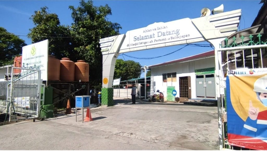 Masjid Istiqamah Pertamina Balikpapan (Foto: Imay/ mediaonlineidc.com)